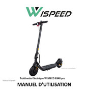 Wispeed E840 pro Manuel D'utilisation