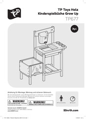 TP Toys Grow Up Instructions D'assemblage, D'entretien Et D'utilisation