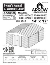 Arrow Storage Products SCG1417FG Manuel De L'utilisateur Et Guide D'assemblage