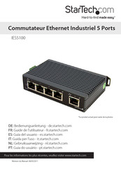 StarTech IES5100 Guide De L'utilisateur