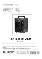 EUROM EK Fanheat 2000 Manuel D'utilisation