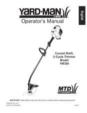 MTD YARD-MAN YM300 Manuel De L'opérateur