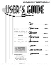 Maytag GEMINI 8113P363-60 Guide De L'utilisateur