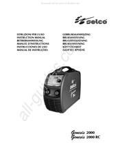 Selco Genesis 2000 RC Manuel D'instructions