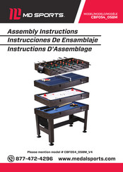 MD SPORTS CBF054 058M V4 Instructions D'assemblage