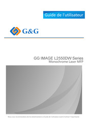 G&G GG IMAGE L2550DW Serie Guide De L'utilisateur