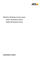 Axis P32-LVE Série Guide D'installation