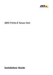 Axis F1035-E Guide D'installation