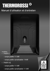 Thermorossi PAIR11 Manuel D'utilisation Et D'entretien