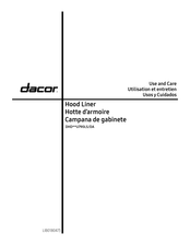 Dacor DHDU790LS/DA Serie Utilisation Et Entretien