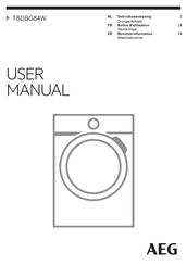 AEG T8DBG84W Notice D'utilisation