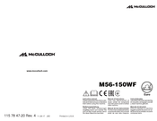 McCulloch M56-150WF Manuel D'instructions