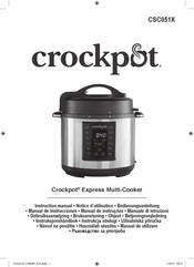 crockpot CSC051XDIM Notice D'utilisation