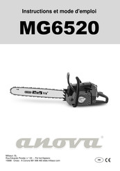 Anova MG6520 Guide D'instructions Et Mode D'emploi