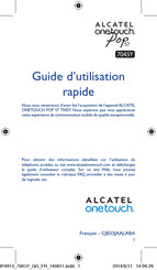 Alcatel 7045Y Guide D'utilisation Rapide