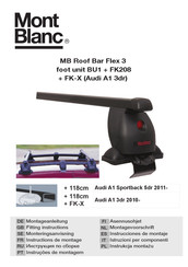 Mont Blanc MB Roof Bar Flex 3 Instructions De Montage