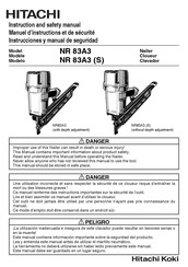 Hitachi NR 83A3 S Manuel D'instructions Et De Sécurité