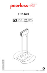 peerless-AV FPZ-670 Mode D'emploi