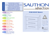 SAUTHON selection PURE SILEX TQ161A Instructions De Montage
