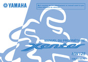 Yamaha Xenter 2011 Manuel Du Propriétaire