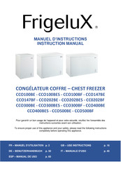 Frigelux CCO300BF Manuel D'instructions