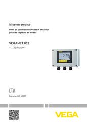 Vega VEGAMET 862 Mise En Service