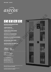 asecos E.195.095.2 Notice D'utilisation