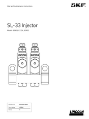 Lincoln SKF 83900 Instructions D'utilisation Et De Maintenance