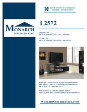 Monarch Specialties I 2572 Instructions D'assemblage