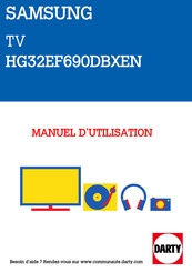 Samsung HG32EF690DBXEN Manuel D'installation