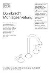 Dornbracht 20 713 809-FF Instructions De Montage
