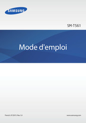 Samsung SM-T561 Mode D'emploi