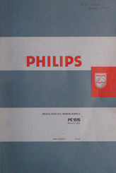 Philips 9416 015 15001 Notice D'emploi