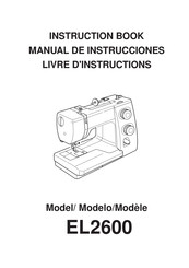 ELNA EL2600 Livre D'instructions