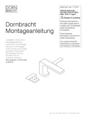 Dornbracht 20 713 710-FF Instructions De Montage