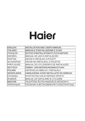 Haier HATS9DS46BWIFI Notice D'installation Et D'utilisation