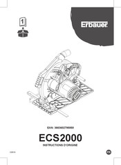 Erbauer ECS2000 Instructions D'origine