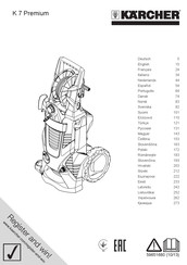 Kärcher K 7 Premium Mode D'emploi