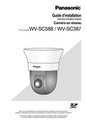 Panasonic WV-SC588 Guide D'installation