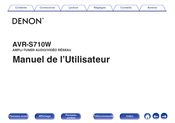 Denon AVR-S710W Manuel De L'utilisateur