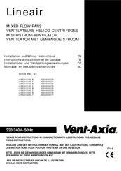 Vent-Axia LINEAIR100 B Instructions D'installation