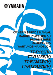 Yamaha TT-R125LW Manuel D'atelier Du Proprietaire