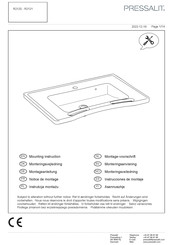 Pressalit R2121 Notice De Montage