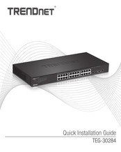 TRENDnet TEG-30284 Guide D'installation Rapide