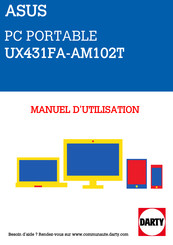 Asus UX431FA-AM102T Manuel Électronique