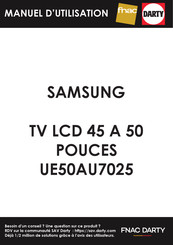 Samsung UE50AU7025 Mode D'emploi