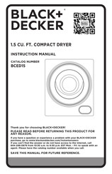 Black & Decker BCED15 Manuel D'instructions
