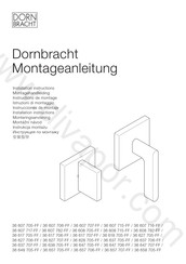 Dornbracht 607 706-FF Instructions De Montage