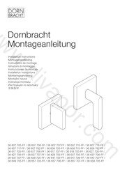 Dornbracht 648 705-FF Instructions De Montage