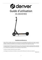 Denver SEL-80130 MK2 Guide D'utilisation